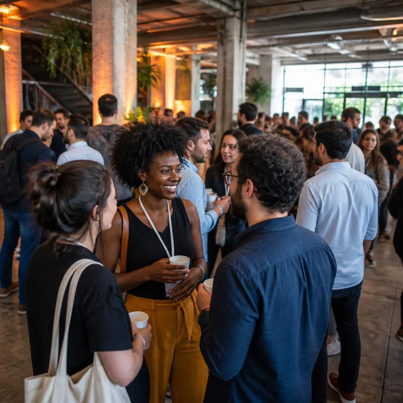 Público networking na Semana Caldeira